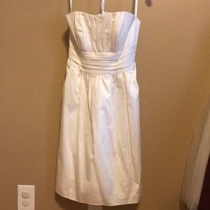 White strapless dress. New with tags.